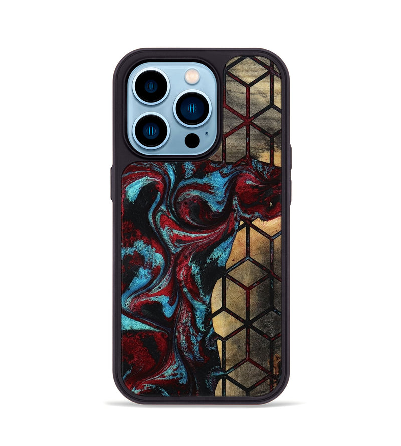 iPhone 14 Pro Wood Phone Case - Casimer (Pattern, 783592)