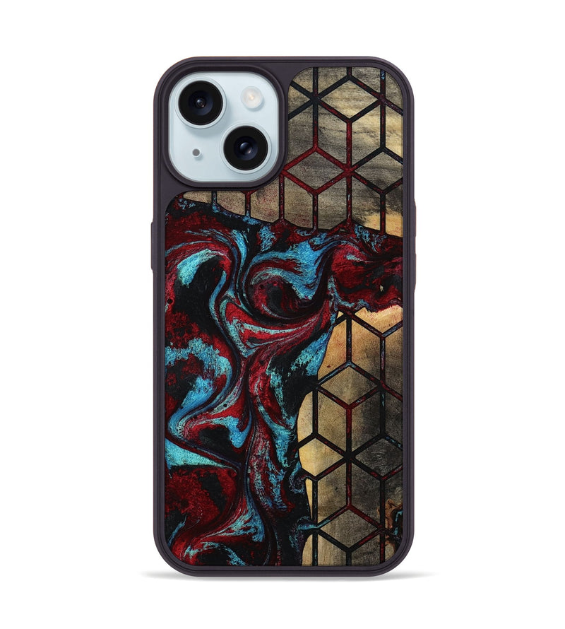 iPhone 15 Wood Phone Case - Casimer (Pattern, 783592)