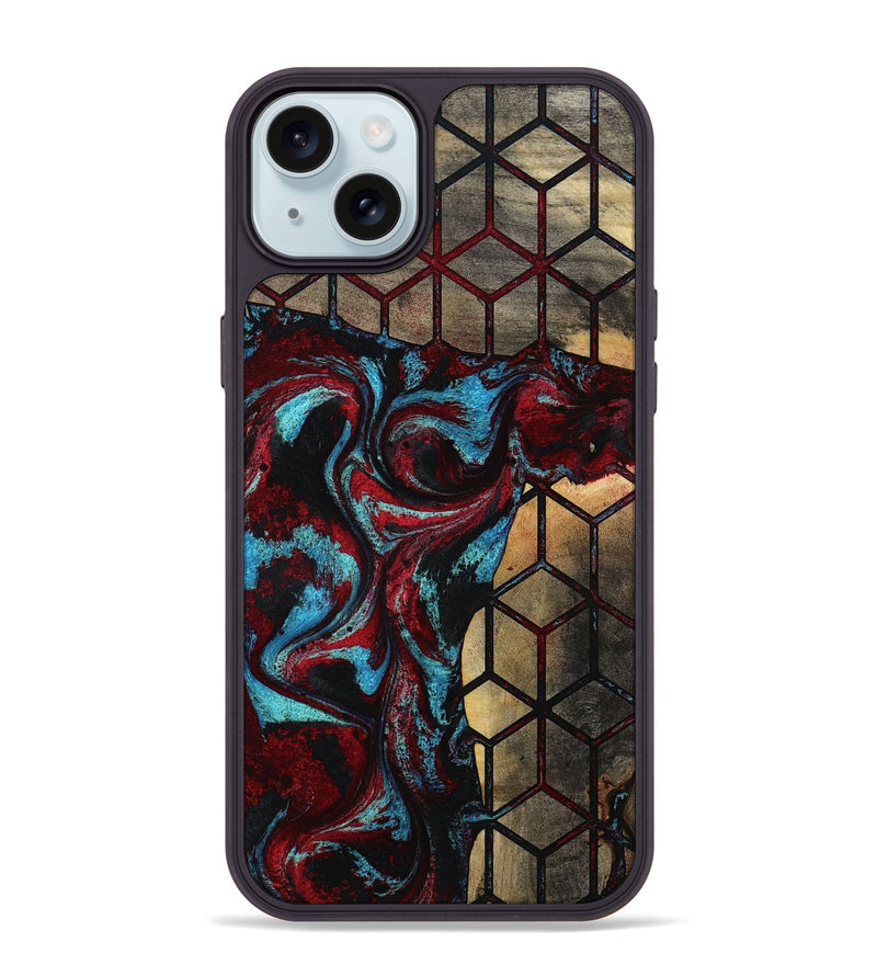 iPhone 15 Plus Wood Phone Case - Casimer (Pattern, 783592)