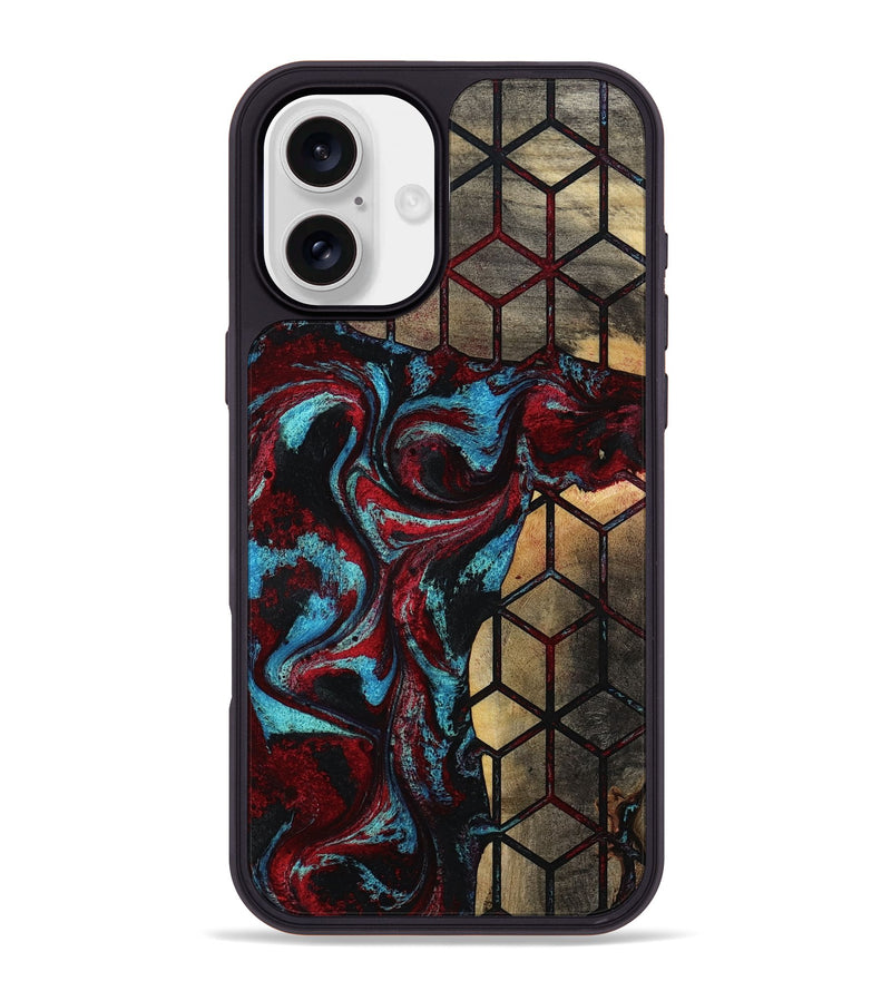 iPhone 16 Plus Wood Phone Case - Casimer (Pattern, 783592)