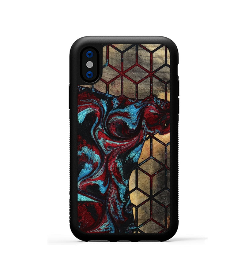 iPhone Xs Wood Phone Case - Casimer (Pattern, 783592)