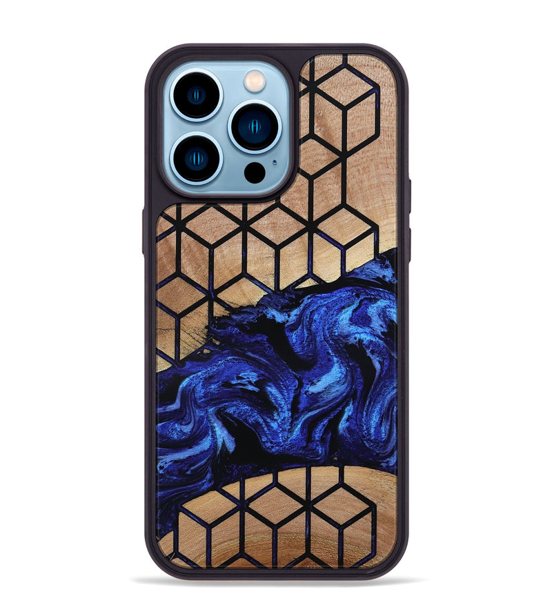 iPhone 14 Pro Max Wood Phone Case - Tucker (Pattern, 783597)