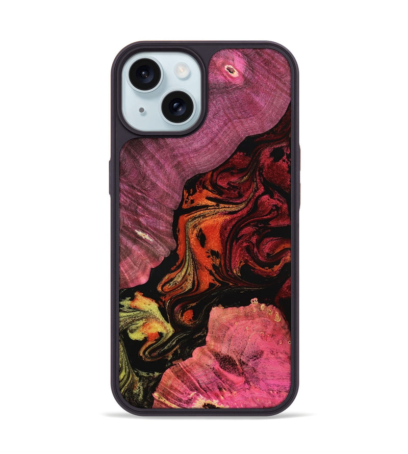 iPhone 15 Wood Phone Case - Tobe (Ombre, 783719)