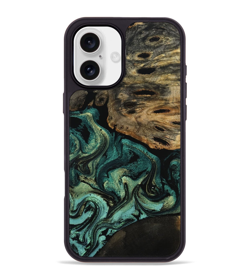 iPhone 16 Plus Wood Phone Case - Jerilyn (Ombre, 783733)