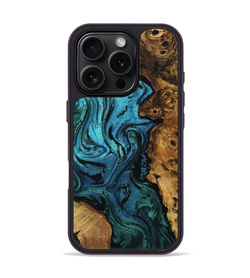iPhone 16 Pro Wood Phone Case - Lucian (Ombre, 783741)