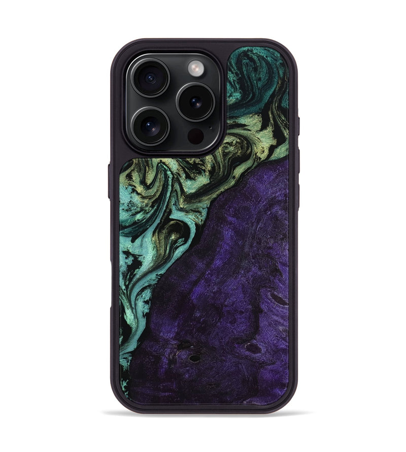 iPhone 16 Pro Wood Phone Case - Basil (Ombre, 783745)