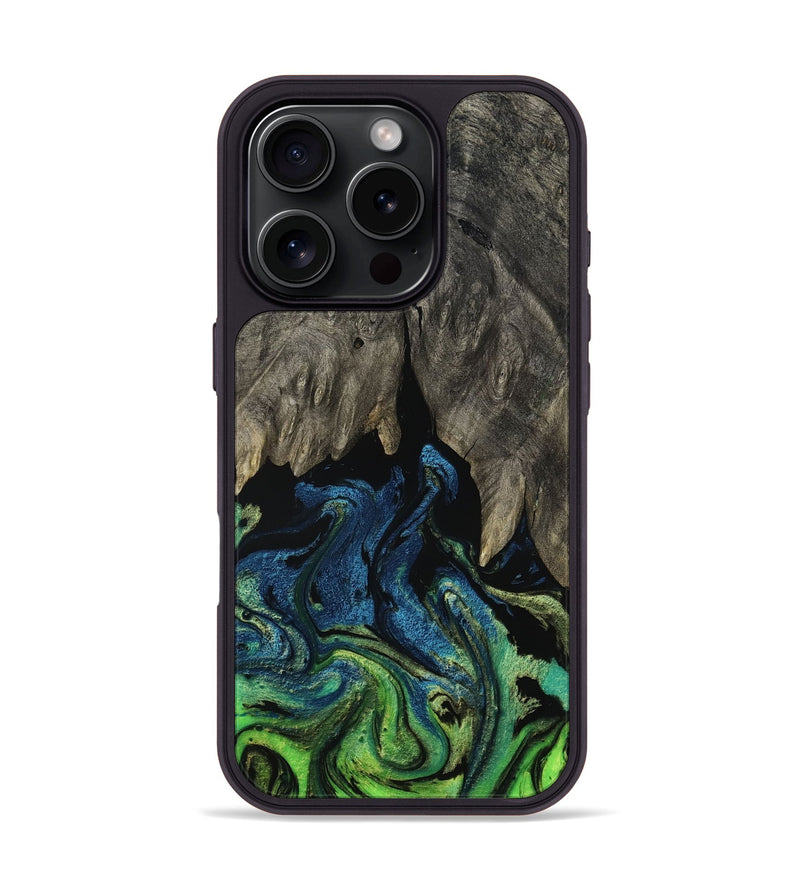 iPhone 16 Pro Wood Phone Case - Clinton (Ombre, 783759)