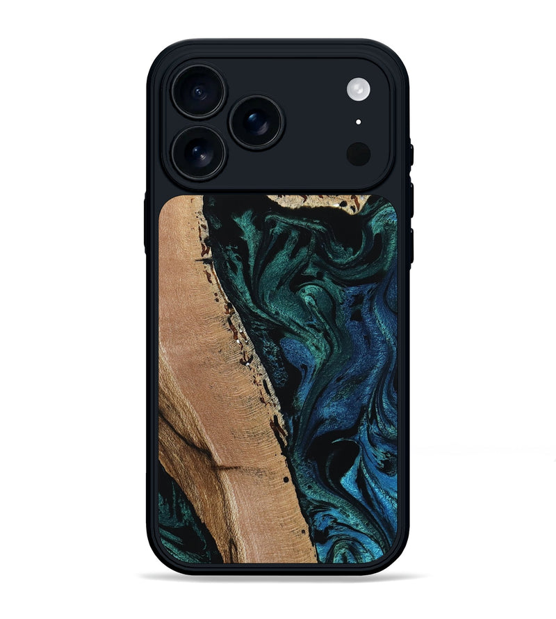 iPhone 17 Pro Max Wood Phone Case - Ibrahim (Ombre, 783785)