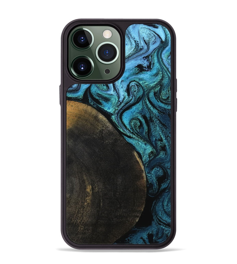 iPhone 13 Pro Max Wood Phone Case - Odie (Ombre, 783791)