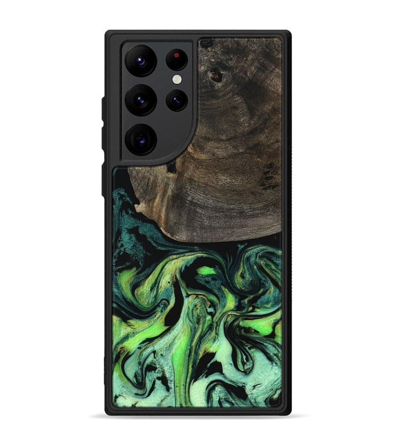 Galaxy S22 Ultra Wood Phone Case - Lelah (Ombre, 783866)