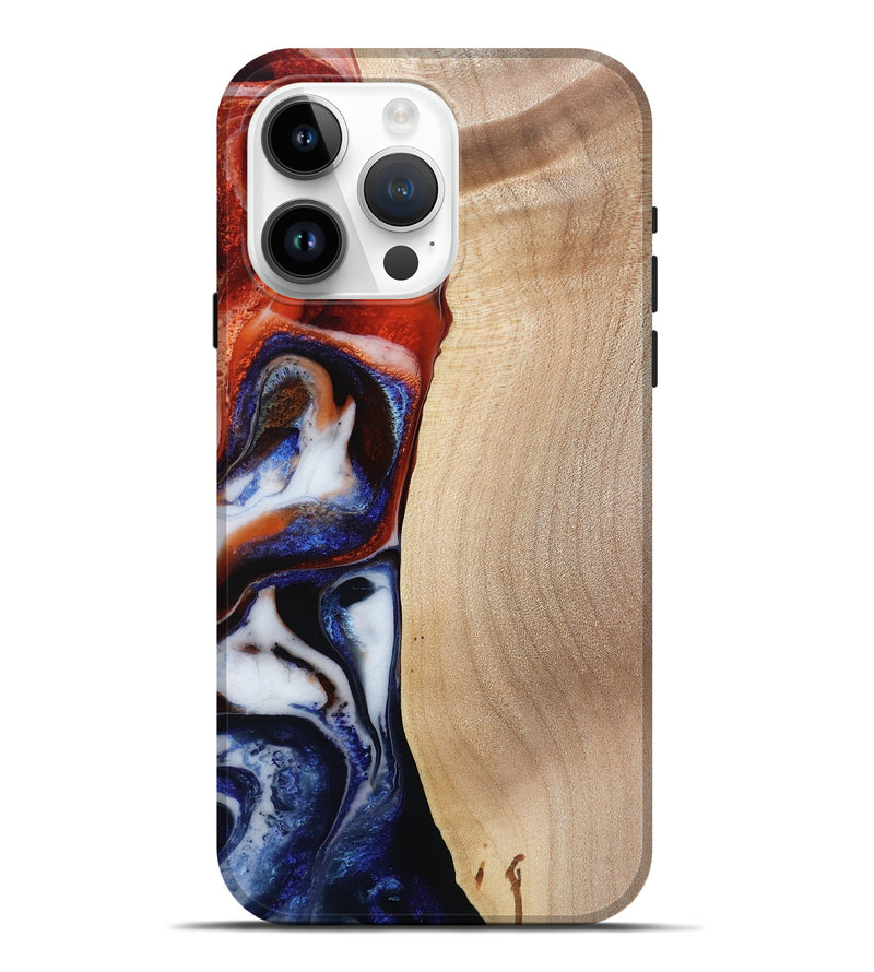 iPhone 15 Pro Max Wood Live Edge Phone Case - Taylor (Ombre, 783907)