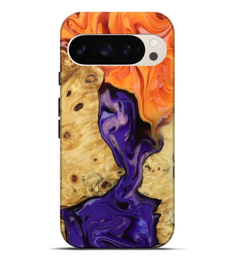 Pixel 10 Pro XL Wood Live Edge Phone Case - Alecia (Ombre, 783928)