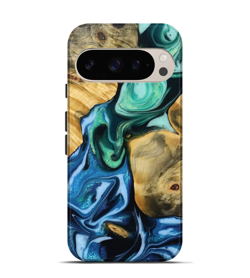 Pixel 10 Pro Wood Live Edge Phone Case - Carissa (Ombre, 783933)
