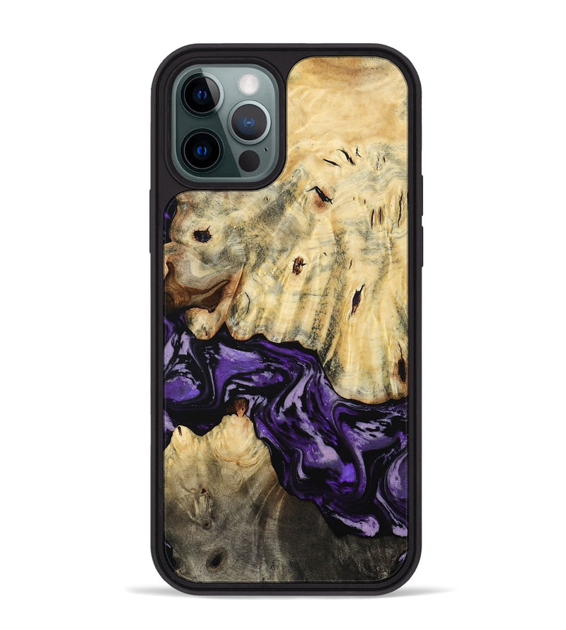 iPhone 12 Pro Max Wood Phone Case - Hoover (Purple, 784011)
