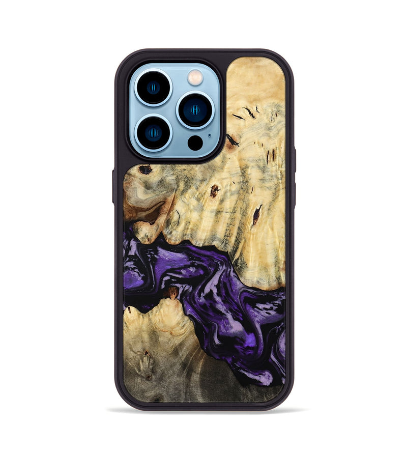 iPhone 14 Pro Wood Phone Case - Hoover (Purple, 784011)