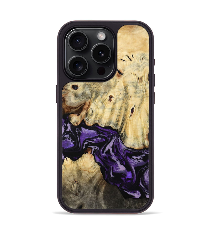 iPhone 15 Pro Wood Phone Case - Hoover (Purple, 784011)