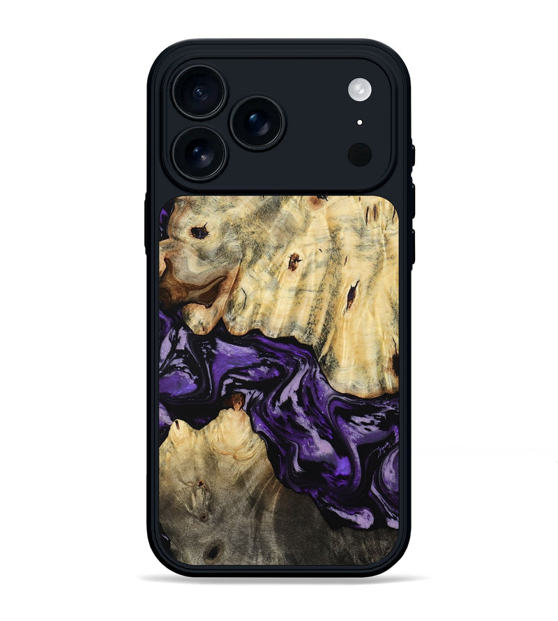 iPhone 17 Pro Max Wood Phone Case - Hoover (Purple, 784011)