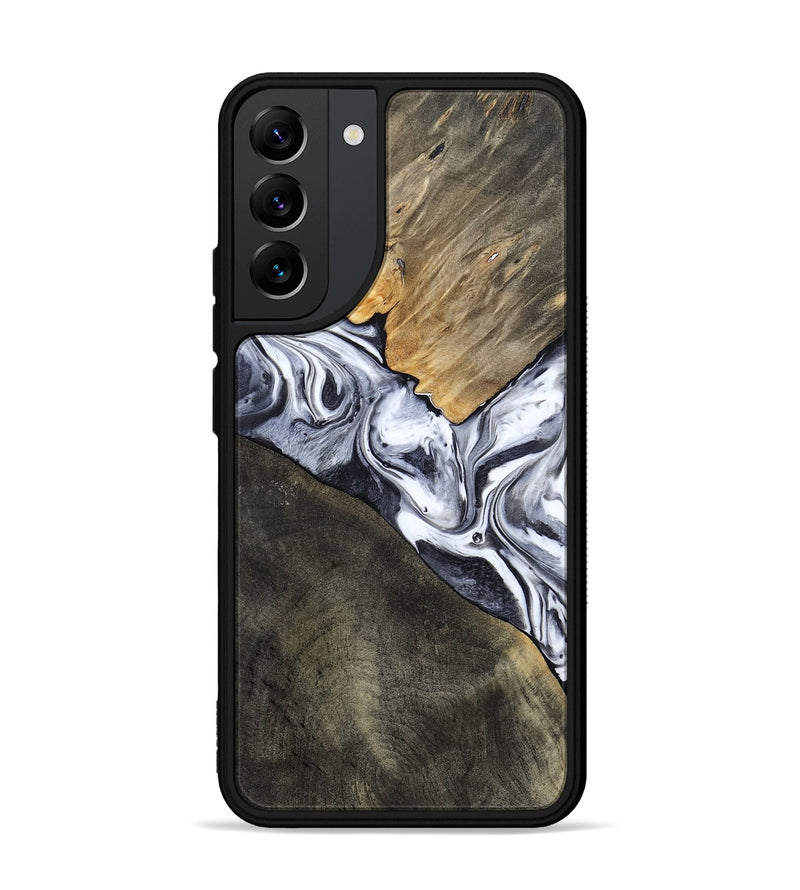 Galaxy S22 Plus Wood Phone Case - Yahir (Black & White, 784014)
