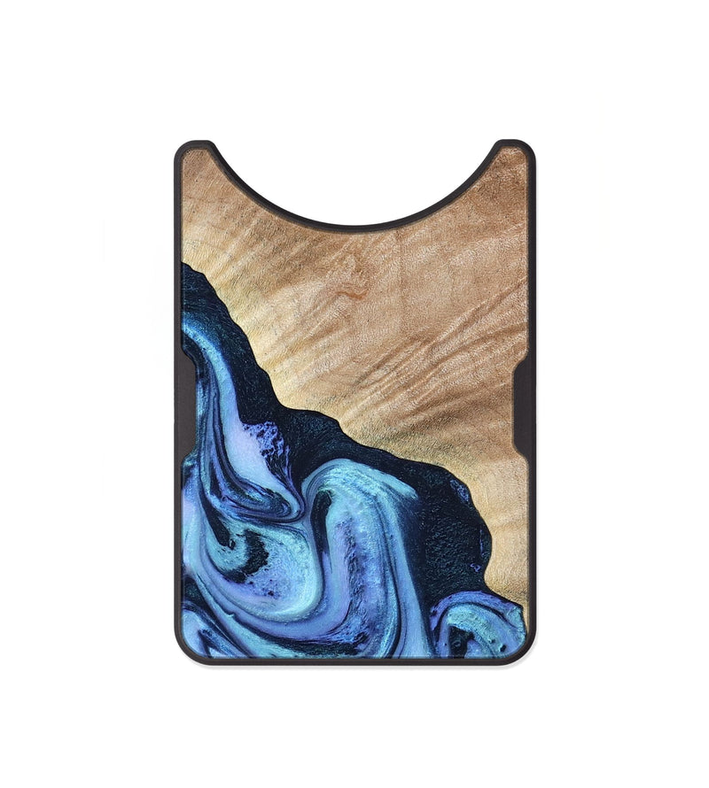 Alloy Wood Wallet - Fran (Blue, 784115)