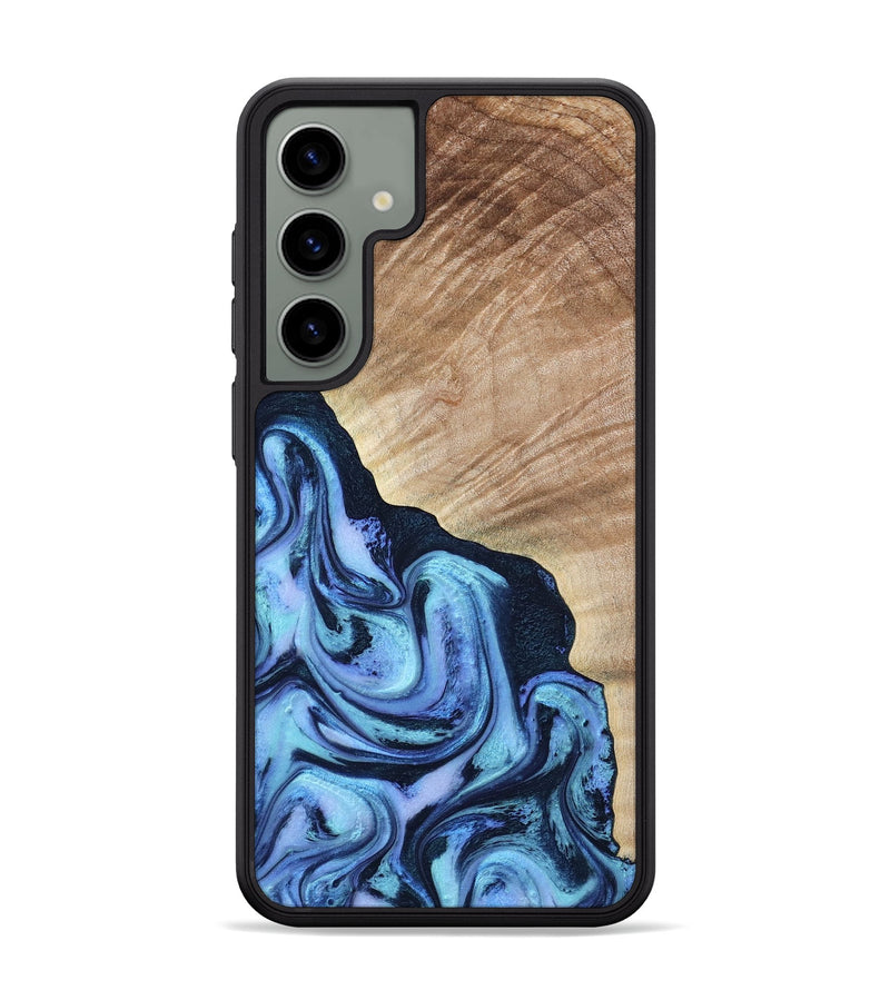 Galaxy S24 Plus Wood Phone Case - Fran (Blue, 784115)