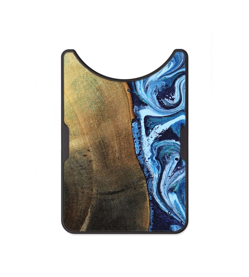 Alloy Wood Wallet - Keshawn (Blue, 784130)