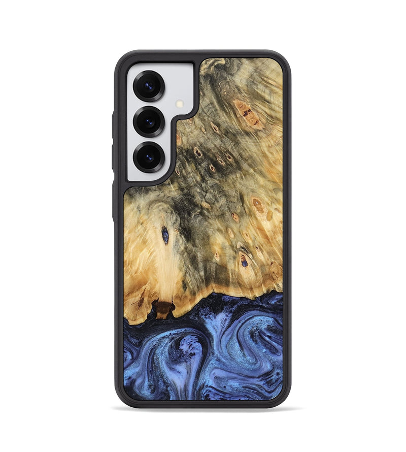 Galaxy S25 Wood Phone Case - Andi (Blue, 784136)