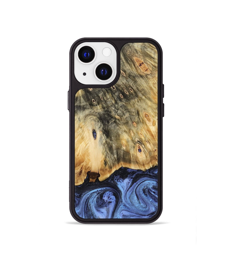 iPhone 13 mini Wood Phone Case - Andi (Blue, 784136)