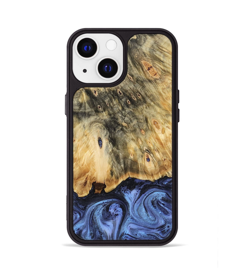 iPhone 13 Wood Phone Case - Andi (Blue, 784136)