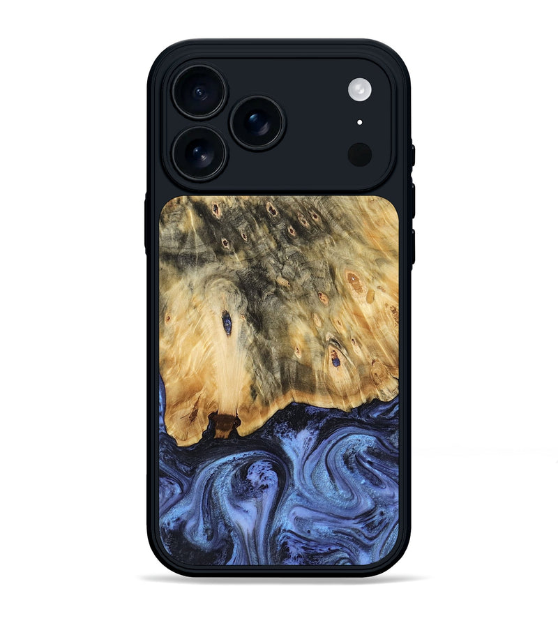 iPhone 17 Pro Max Wood Phone Case - Andi (Blue, 784136)