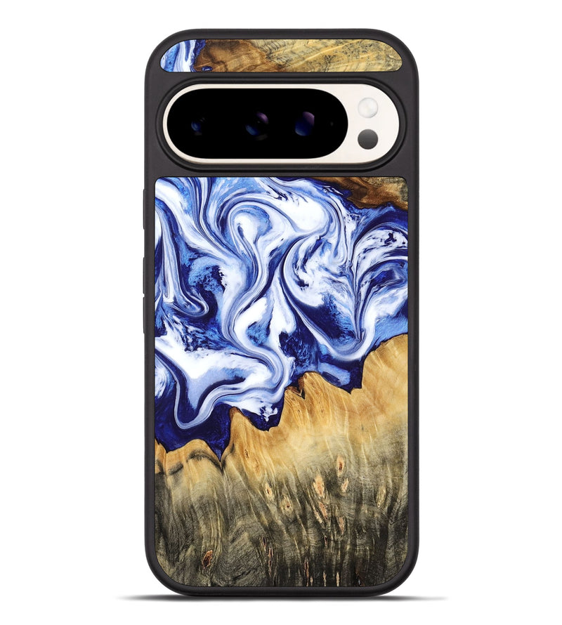 Pixel 9 Pro XL Wood Phone Case - Freeman (Blue, 784138)