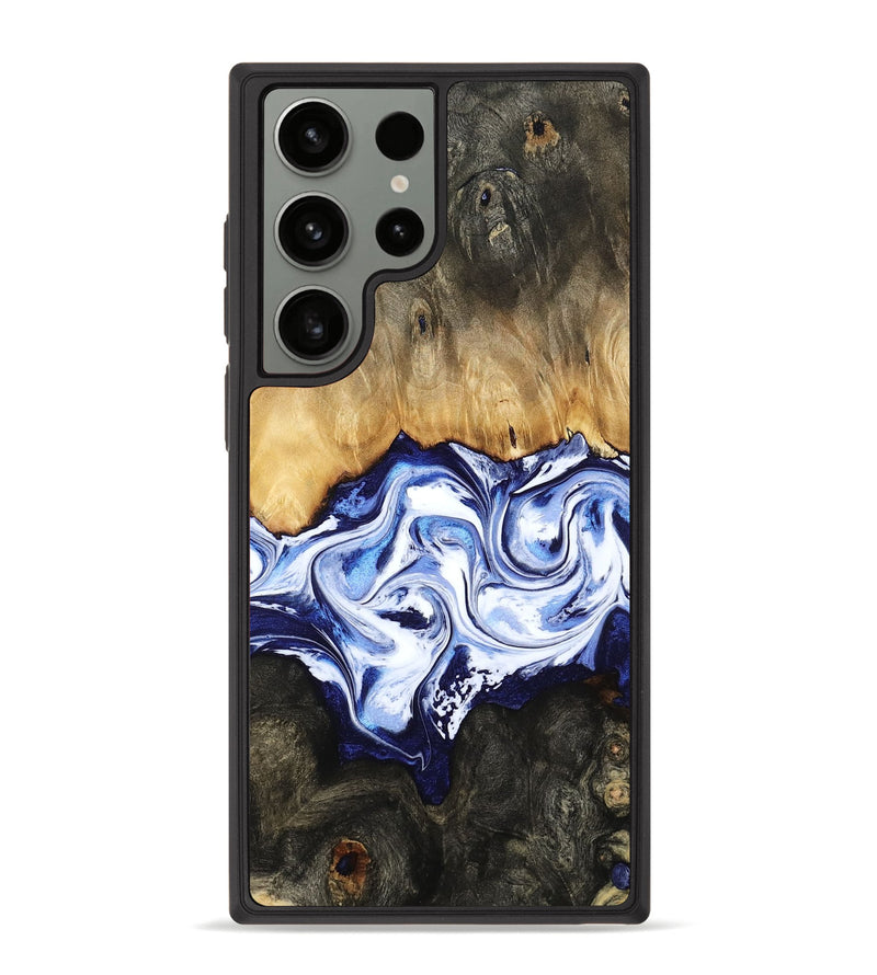 Galaxy S23 Ultra Wood Phone Case - Floyd (Blue, 784140)