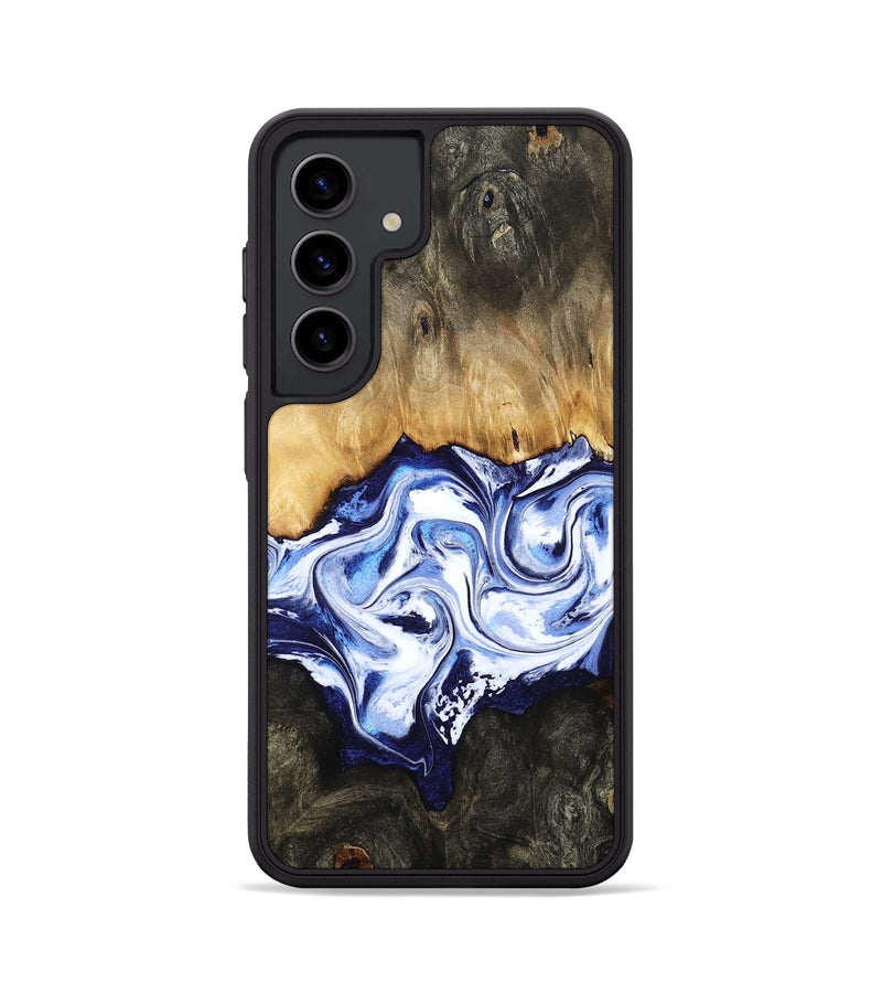 Galaxy S24 Wood Phone Case - Floyd (Blue, 784140)