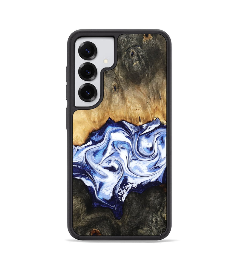Galaxy S25 Wood Phone Case - Floyd (Blue, 784140)