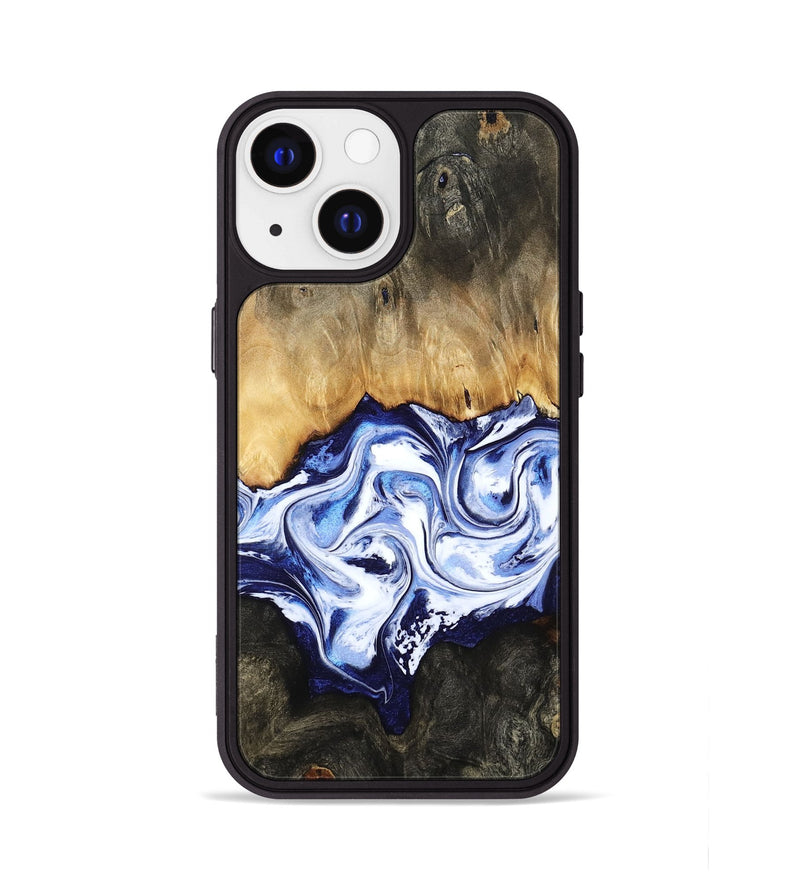 iPhone 13 Wood Phone Case - Floyd (Blue, 784140)