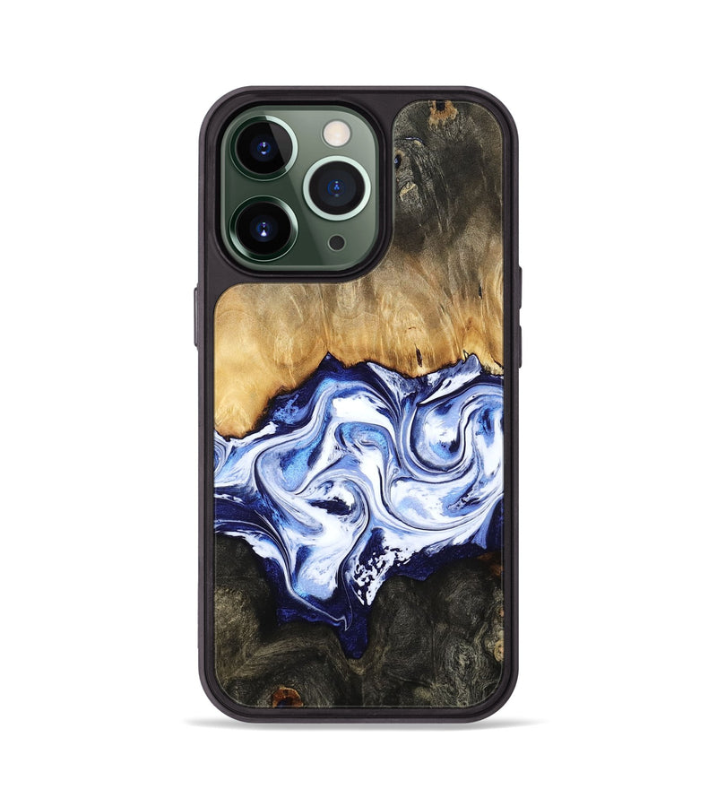 iPhone 13 Pro Wood Phone Case - Floyd (Blue, 784140)