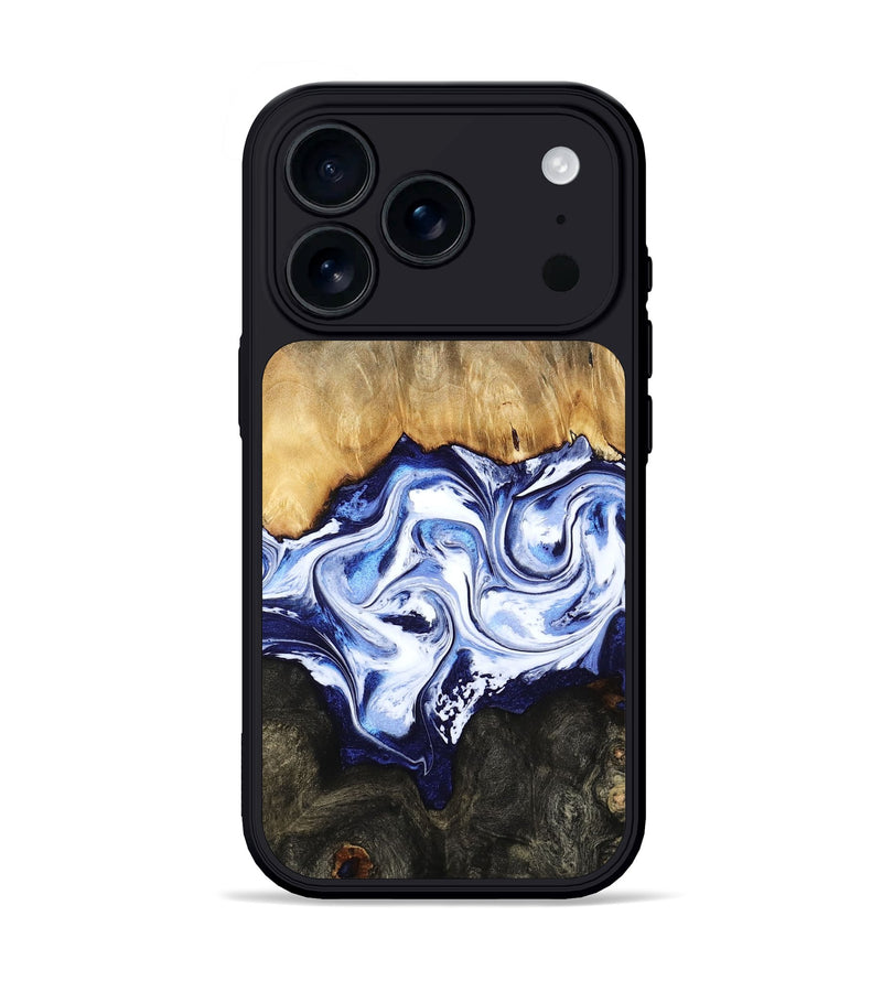 iPhone 17 Pro Wood Phone Case - Floyd (Blue, 784140)