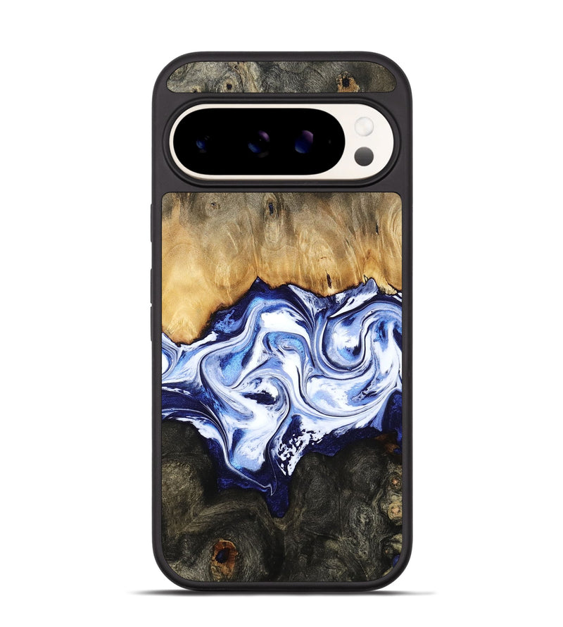 Pixel 9 Wood Phone Case - Floyd (Blue, 784140)