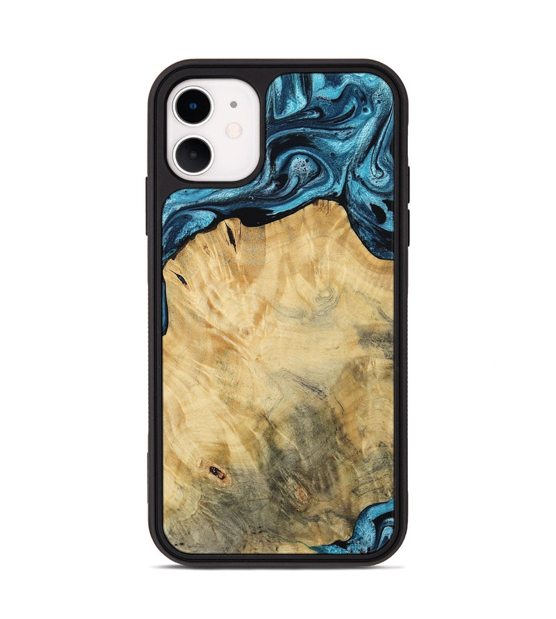 iPhone 11 Wood Phone Case - Talon (Blue, 784143)