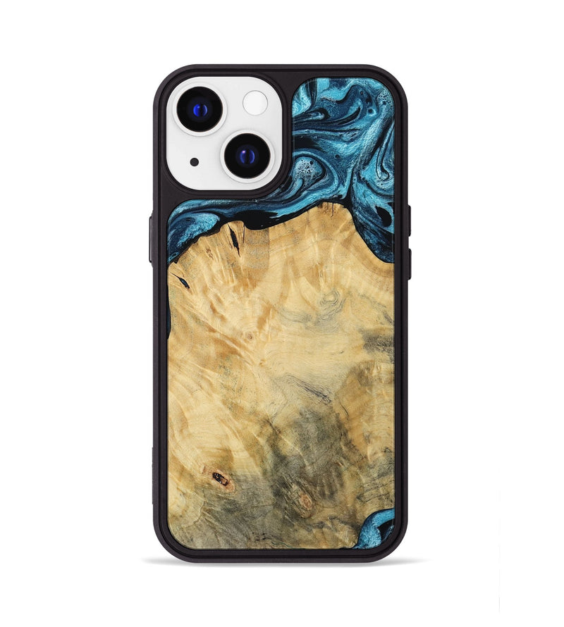 iPhone 13 Wood Phone Case - Talon (Blue, 784143)