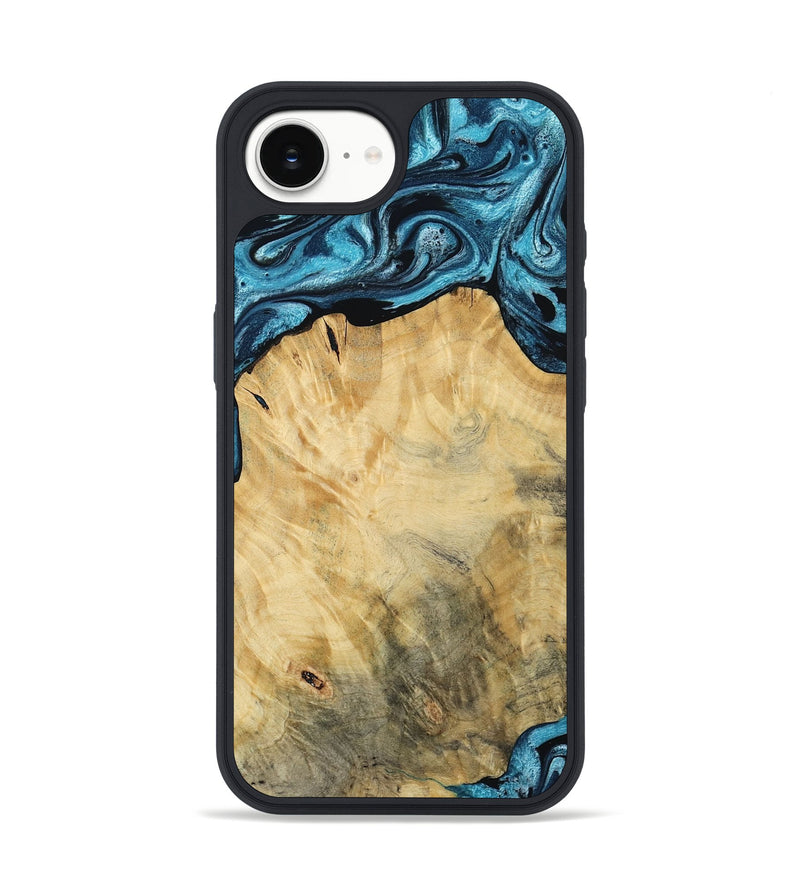 iPhone 16e Wood Phone Case - Talon (Blue, 784143)