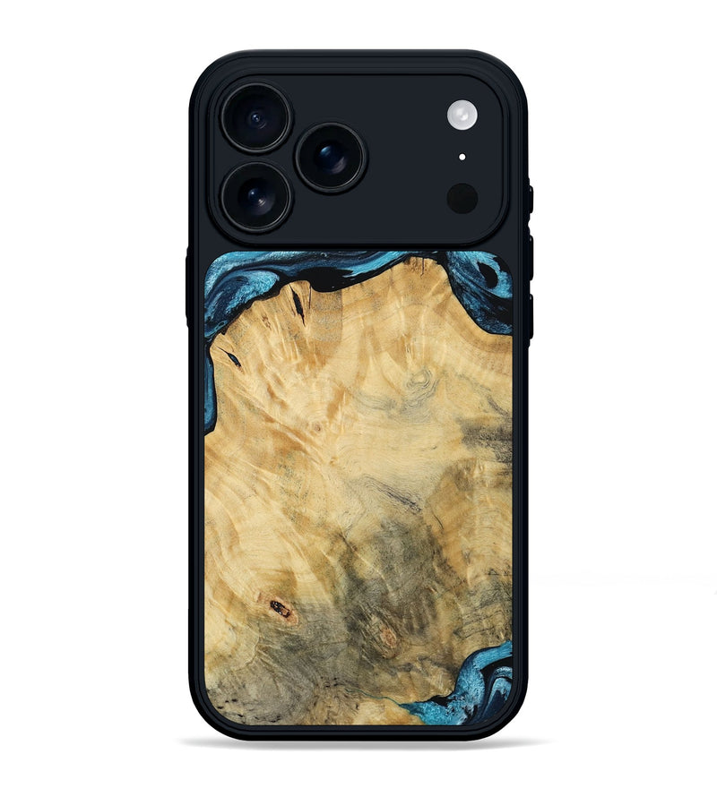 iPhone 17 Pro Max Wood Phone Case - Talon (Blue, 784143)