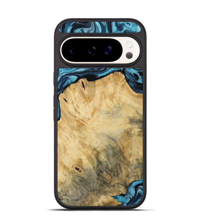 Pixel 9 Pro Wood Phone Case - Talon (Blue, 784143)