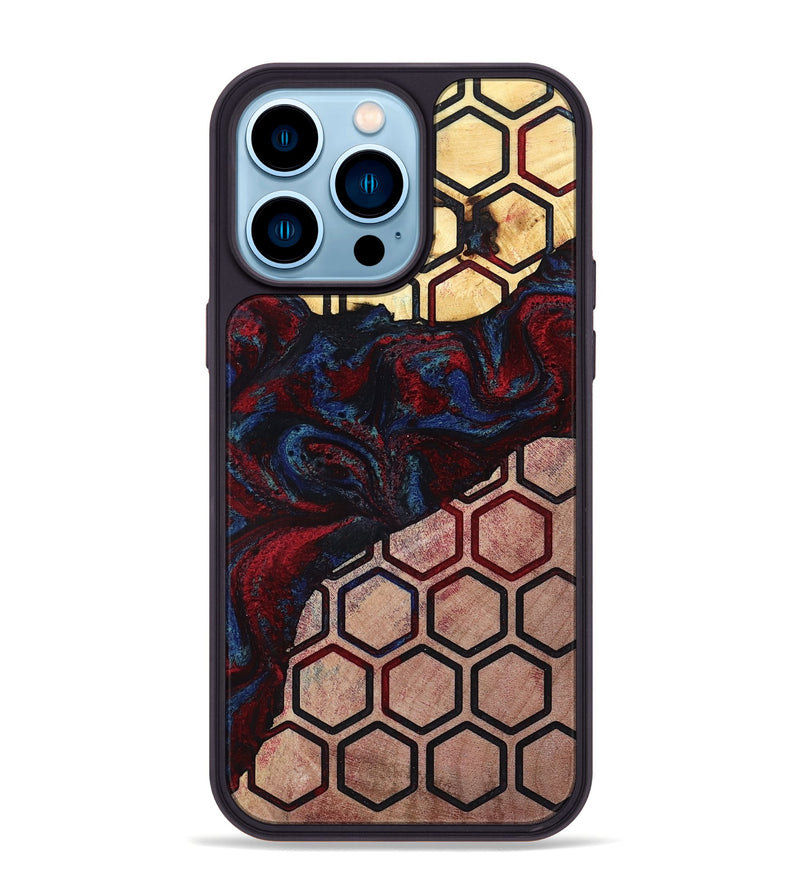iPhone 14 Pro Max Wood Phone Case - Brice (Pattern, 784151)