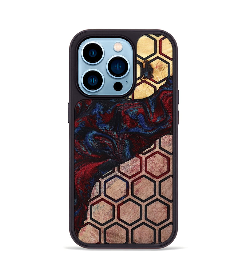 iPhone 14 Pro Wood Phone Case - Brice (Pattern, 784151)