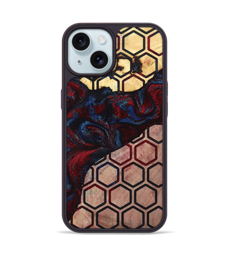 iPhone 15 Wood Phone Case - Brice (Pattern, 784151)