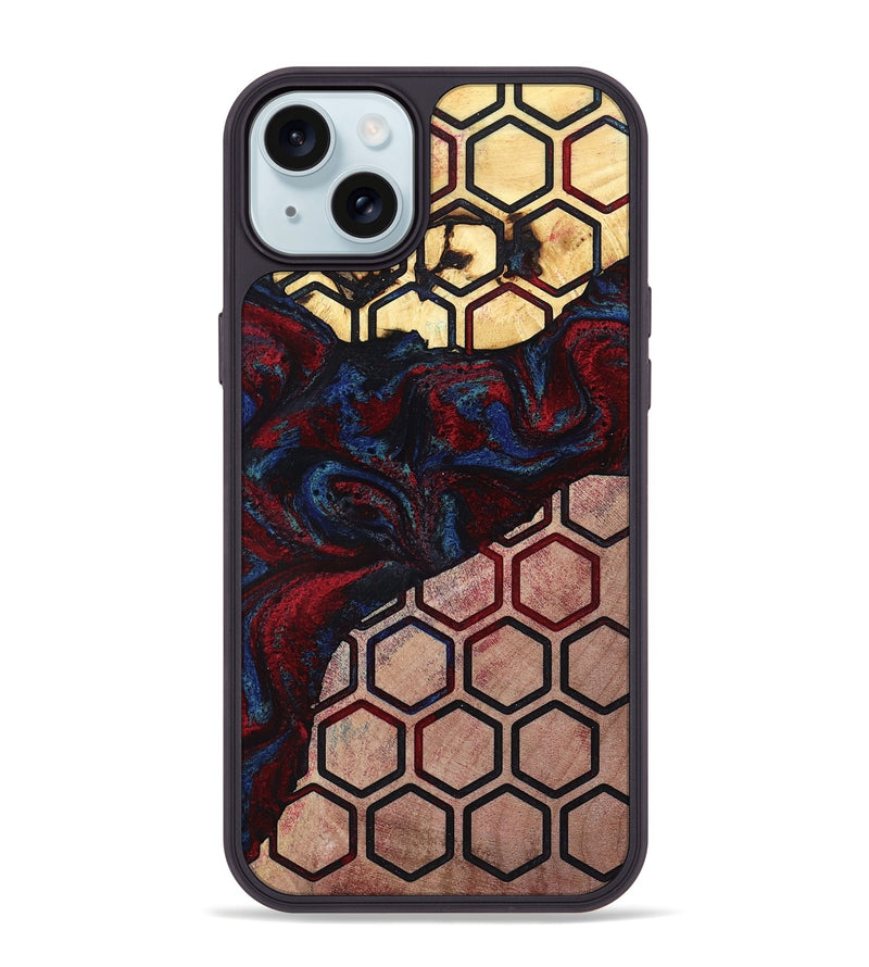 iPhone 15 Plus Wood Phone Case - Brice (Pattern, 784151)