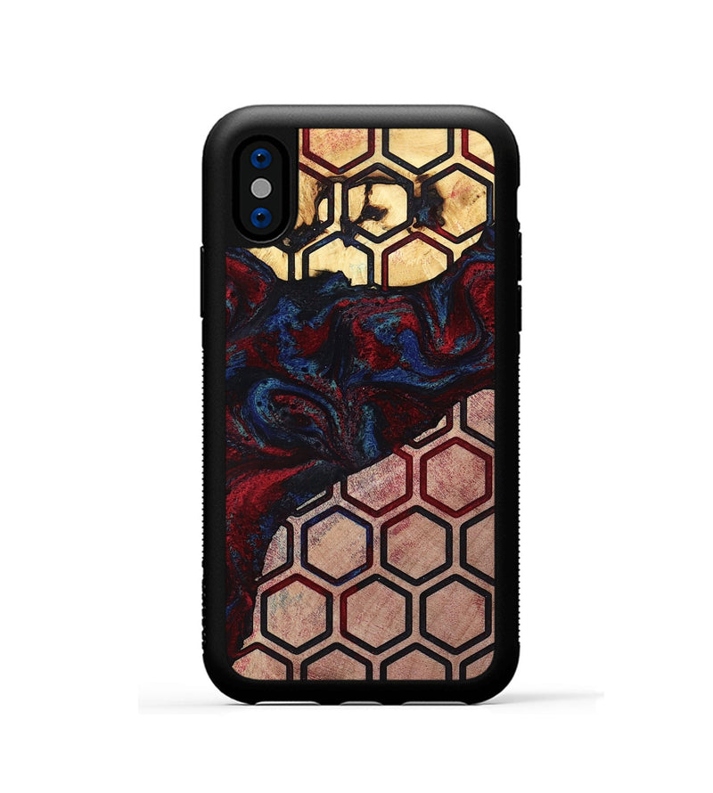 iPhone Xs Wood Phone Case - Brice (Pattern, 784151)