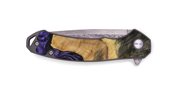EDC Wood Pocket Knife - Odessa (Purple, 784353)