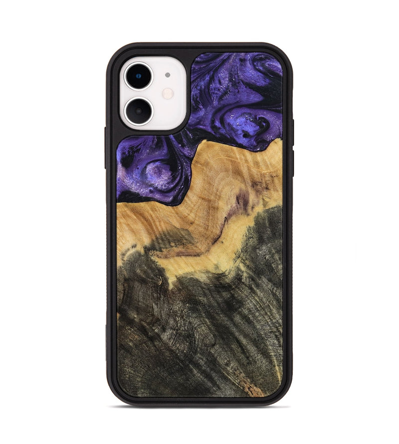 iPhone 11 Wood Phone Case - Odessa (Purple, 784353)