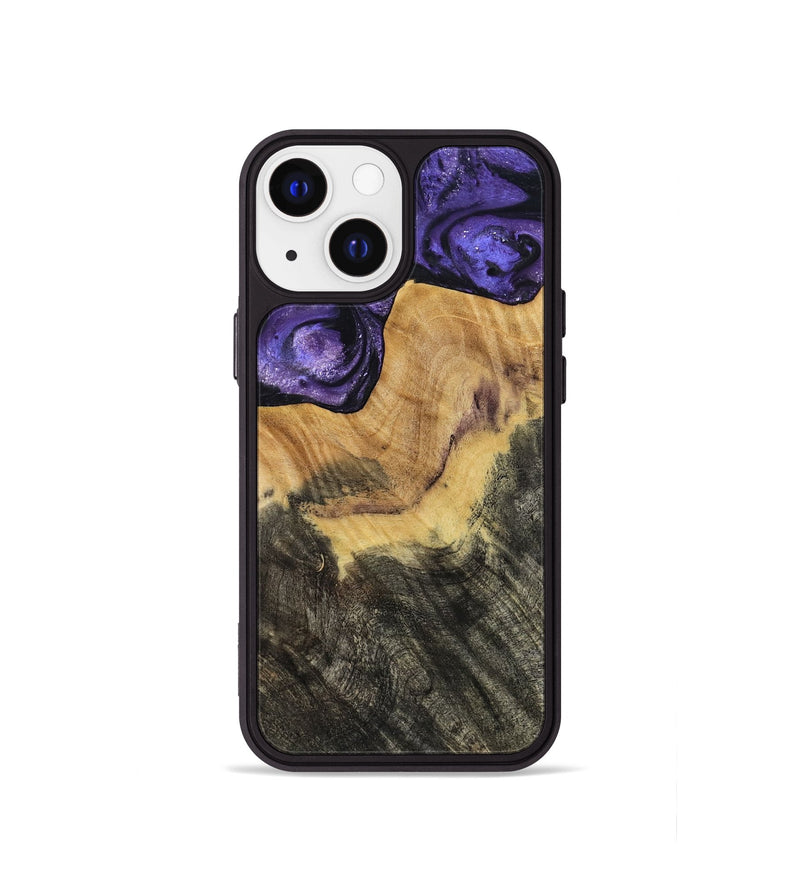 iPhone 13 mini Wood Phone Case - Odessa (Purple, 784353)